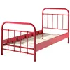 Image de Vipack NEW YORK Lit en métal Rouge 90x200cm Rouge