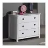 Image de Commode 3 Tiroirs "Amori" Blanc