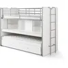 Image de Vipack BONNY Lits superposés 2 couchages compact 80 Blanc