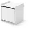 Image de Vipack KIDDY Chevet enfant bois laqué 1 porte L 40cm Blanc