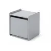 Image de Vipack KIDDY Chevet enfant bois laqué 1 porte L 40cm Gris