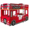 Image de Vipack Funbeds Lit superposé bus londonien + 2 Matelas