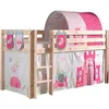 Image de Vipack PINO Lit Compact Pin Massif Nature princesse