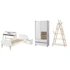 Image de Vipack KIDDY Lit + Armoire + chevet + bureau + bibliothèque design