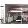 Image de Vipack PINO Lit mezzanine 140x200 + Commode 2 portes + Lit transformable en fauteuil