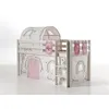 Image de Vipack PINO Lit sureleve pin massif avec sommier Blanc Birdy