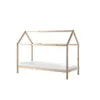 Image de Vipack Dallas Lit LP 90x200cm Naturel + Matelas Basic Cool 200x90cm epaisseur 10cm