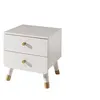 Image de Vipack Chevet Billy blanc satin