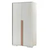 Image de Vipack LONDON Armoire 2 Portes Blanc mat
