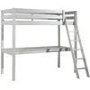 Image de Lit mezzanine avec support blanc