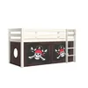 Image de Vipack PINO Lit sureleve en pin massif avec sommier Caraibes