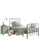 Image de Lit et chevet 90x200 vert Bronxx