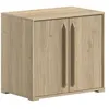 Image de Commode Enfant 2 Portes "Sam" 67cm Chêne
