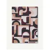 Image de Module design - Tapis géométrique Nuance - Rose Rohe - 140 x 200 CM