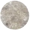 Image de Tapis de salon tissé plat - Cities Collection - Space Trip - 240 x 240 cm - Style Graphique Artistique, Inspiré des Anciennes Cartes - Décoration Visuelle Moderne