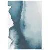 Image de Tapis de salon tissé plat Lagoon - Meditation Collection - Inkjet - 280 x 390 cm - Design inspiré des taches d'encre, teintes profondes et naturelles évoquant l'encre et la mousse