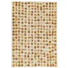 Image de Tapis de salon tissé plat Cobblestone - Craft Collection - Peach Party - 280 x 390 cm - Motifs Abstraits avec Dégradés, Texture Unique, Design Artistique