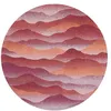 Image de Tapis Himalaya - Gallery Collection - Autumn - 240 x 240 cm - Design printanier inspiré des sommets himalayens, motifs et couleurs revigorants