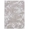 Image de Tapis de salon tissé plat - Sakura Collection - Morning Mist - 140 x 200 cm - Design Élegant de Cerisiers en Fleurs, Inspiré du Printemps