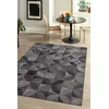 Image de Tapis - Collection Rondo Beneffito - Charcoal - Tapis à Motifs, Finition Artisanale, Tissage en Belgique - Tapis d'intérieur moderne et doux - Rectangulaire - 200 x 280 cm