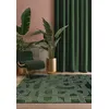 Image de Tapis - Collection Disco Beneffito - Green Dream - Tapis à Motifs, Finition Artisanale, Tissage en Belgique - Tapis d'intérieur moderne et doux - Rectangulaire - 240 x 340 cm