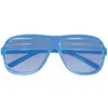 Image de Lunettes Rayées Bleue