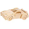 Image de Eureka! Gepetto's Workshop Houten Bouwpakket 3D - Voiture de course