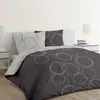 Image de VISION Parure de couette Lenny - 100% coton - 1 housse de couette 260 x 240 cm + 2 taies 65 x 65 cm - Gris
