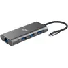 Image de XtremeMac XWH-HUB8-13 (USB-C, 8 ports), Station d'accueil + hub USB, Gris