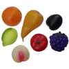 Image de 7 grands fruits en plastique - accessoire marchande