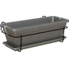 Image de ARTEVASI - Kit balcon Jardiniere venezia 50cm anthracite 50 x 19,5 x h16,3 cm - 1,13l