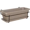Image de ARTEVASI - Kit balcon Jardiniere venezia 50cm taupe 50 x 19,5 x h16,3 cm - 1,16l