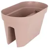 Image de ARTEVASI Jardiniere pour balcon Capri - 30 x 60 x H 30 cm - 26,8 L - Gris taupe