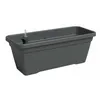Image de Jardiniere - Plastique - Anthracite - Rectangulaire - L57,9 x P24,3 x H22cm - ARTEVASI