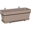 Image de ARTEVASI - Kit Jardiniere capri 50cm v2 taupe 50,2 x 28,5 x h20,7 cm - 1,54l