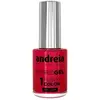 Image de Andreia Professional Hybrid Gel Vernis à ongles - Fusion Color H34 Rouge Écarlate en H34 Scarlet Red, 10.5ml
