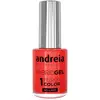 Image de Andreia Professional Hybrid Gel Vernis à ongles - Fusion Color H35 Rose Orangé Vif en H35 Bright Orange, 10.5ml