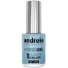 Image de Andreia Professional Hybrid Gel Vernis à ongles - Fusion Color H44 Bleu Clair en H44 Light Blue, 10.5ml