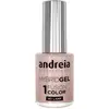 Image de Andreia Professional Hybrid Gel Vernis à ongles - Fusion Color en H6 Nude, 10.5ml