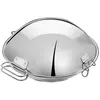 Image de Cataplana en inox avec couvercle Induction - 30cm