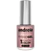 Image de Andreia Professional Hybrid Gel Vernis à ongles - Fusion Color H86 Glitter Rose à Reflets Dorés en H86 Pink Glitter with Gold Shimmer, 10.5ml