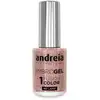 Image de Andreia Professional Hybrid-Fusion Color Gel Vernis à ongles- I Do -ID1 Rose avec des paillettes argentées et dorées. en ID1 Pink, 10.5ml