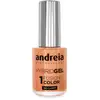 Image de Andreia Professional Hybrid-Fusion Color Gel Vernis à ongles- I Do - ID2 Nude avec des paillettes dorées en ID2 Nude with gold sparkles, 10.5ml