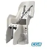 Image de Porte bebe ar sur porte bagage polisport joy cfs creme coussin gris fonce 22kgs (120-175mm