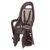 Image de Siège de vélo arrière POLISPORT Groovy Maxi CFS fixation porte-bagages - brun foncé/brun