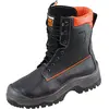 Image de HP Autozubehör, Chaussures de travail, Bottes de sécurité forestière NoRisk taille 42 en cuir de vachette noir/orange S3 SRC EN ISO 20345 (S3, 42)
