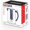 Image de Haeger EK-22B.018A, Bouilloire électrique, Bleu, Blanc