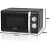 Image de Haeger Sous-Chef 20 Black Microwave, Micro-ondes, Noir