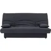 Image de Banquette clic clac 3 places - Tissu gris anthracite - 190 x 92 cm