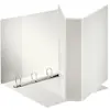Image de Leitz, Classeur, Classeur à anneaux de présentation Esselte Standard, A4 grande largeur, blanc 4 anneaux en D (A4, 90 mm, 1 pcs)